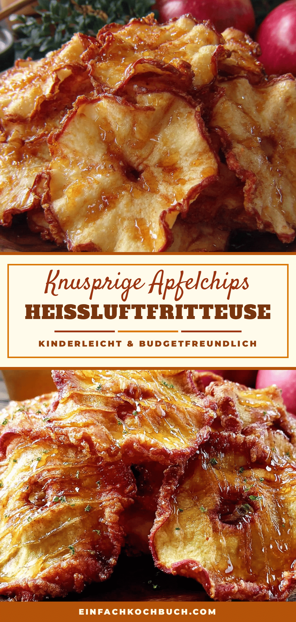 Apfelchips aus der Heißluftfritteuse recipe
