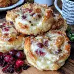Blätterteigschnecken mit Cranberry und Brie - featured image
