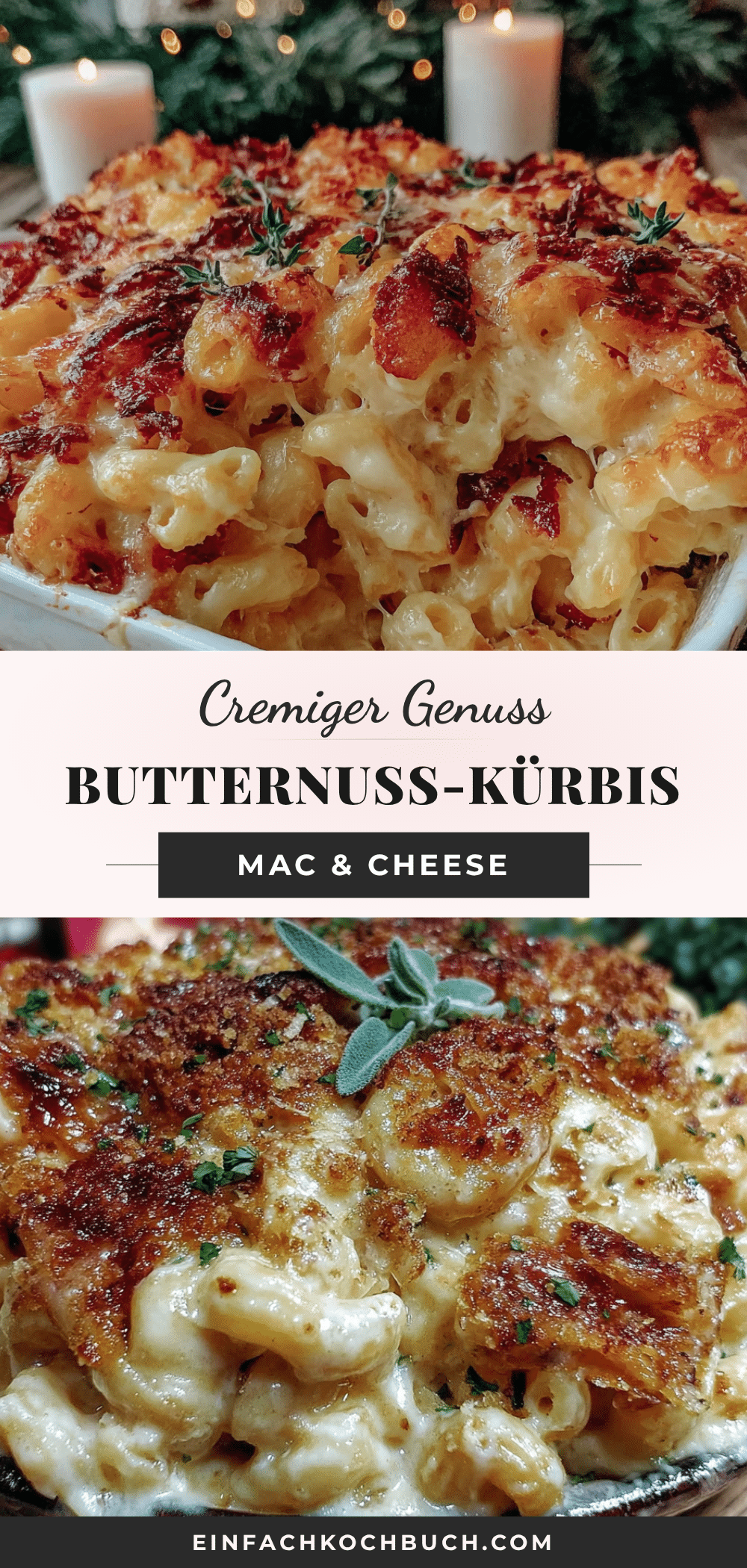 Butternuss-Kürbis Mac & Cheese recipe