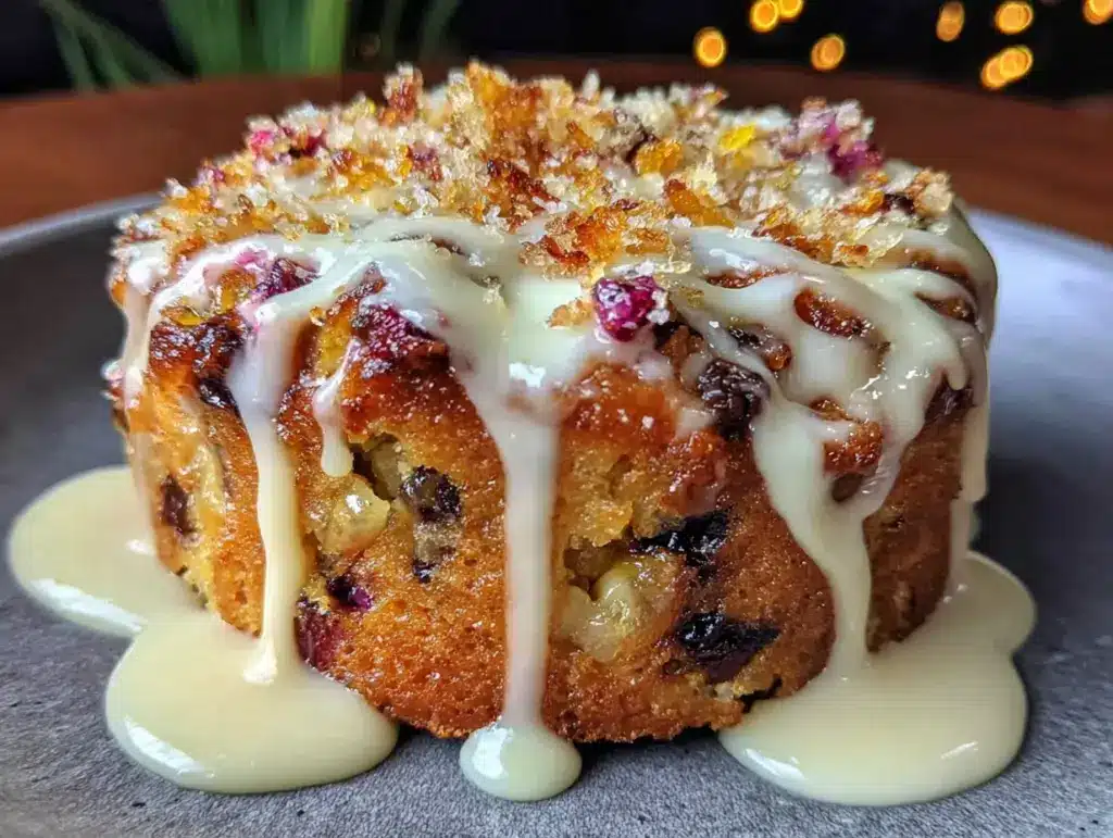 Einfacher Brown Butter Apfelkuchen mit Zimtglasur - featured image