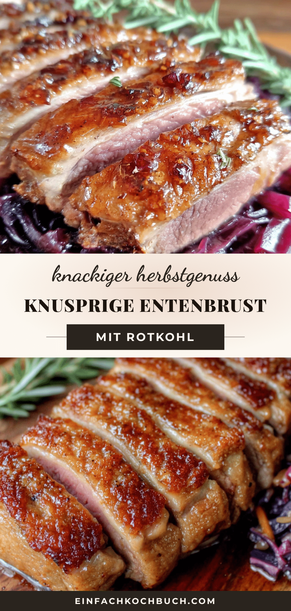 Entenbrust mit Rotkohl recipe
