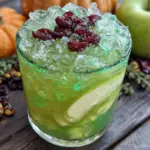grüner apfel halloween punsch - featured image