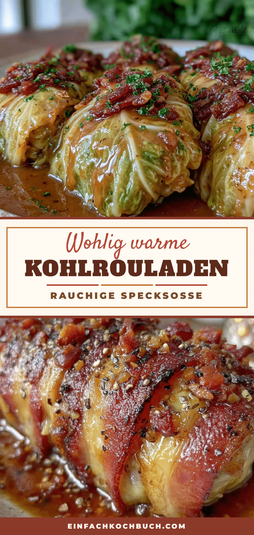 Kohlrouladen mit Specksoße recipe