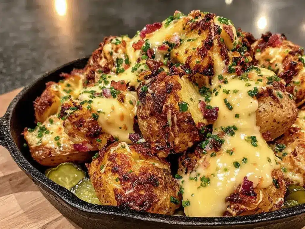 Mini Raclette-Pfännchen mit Gurken - featured image