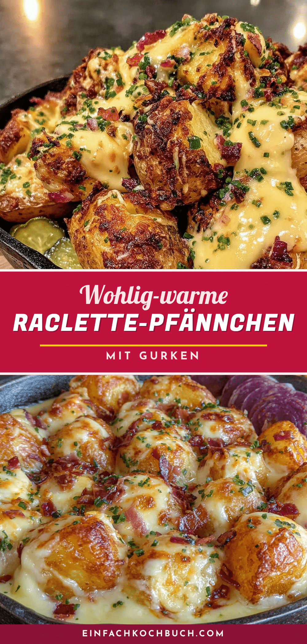 Mini Raclette-Pfännchen mit Gurken recipe