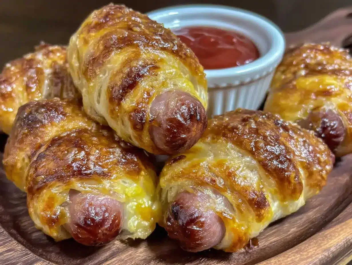 Mummy Hot Dog Bites preparation steps