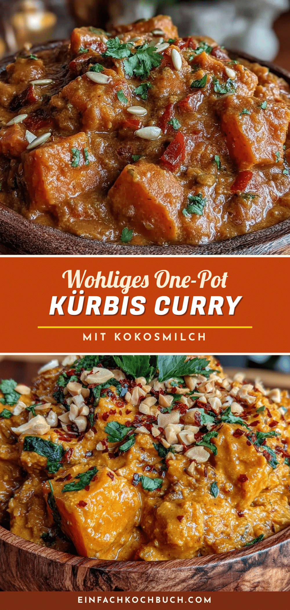 One-Pot Kürbis Curry mit Kokosmilch recipe