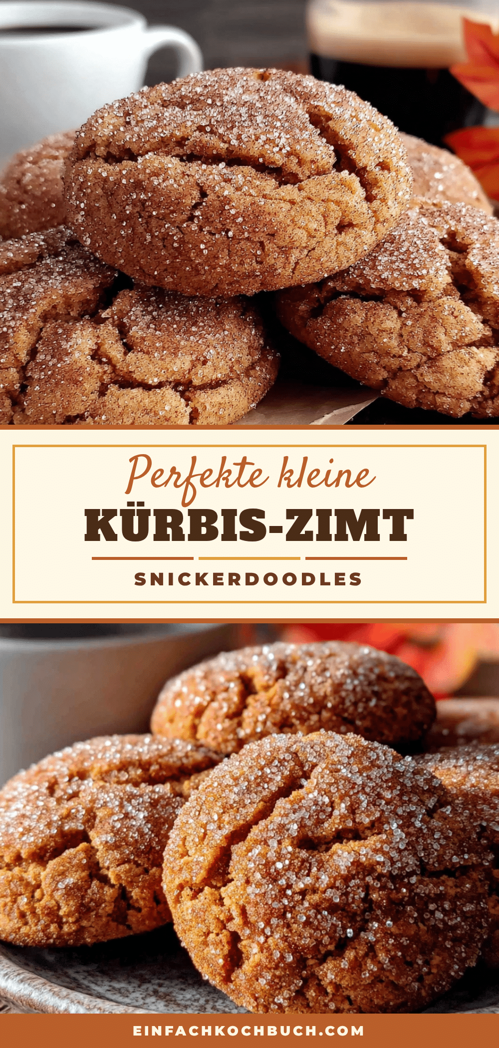 Perfekte kleine Kürbis-Zimt Snickerdoodles recipe
