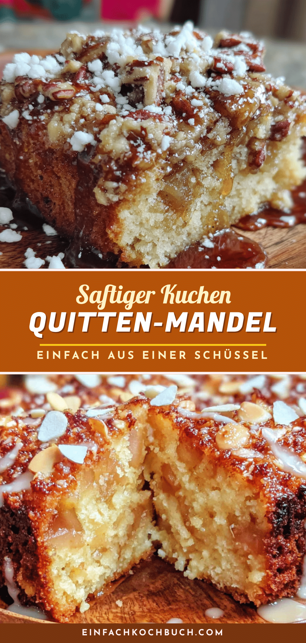 Saftiger Quitten-Mandelkuchen recipe