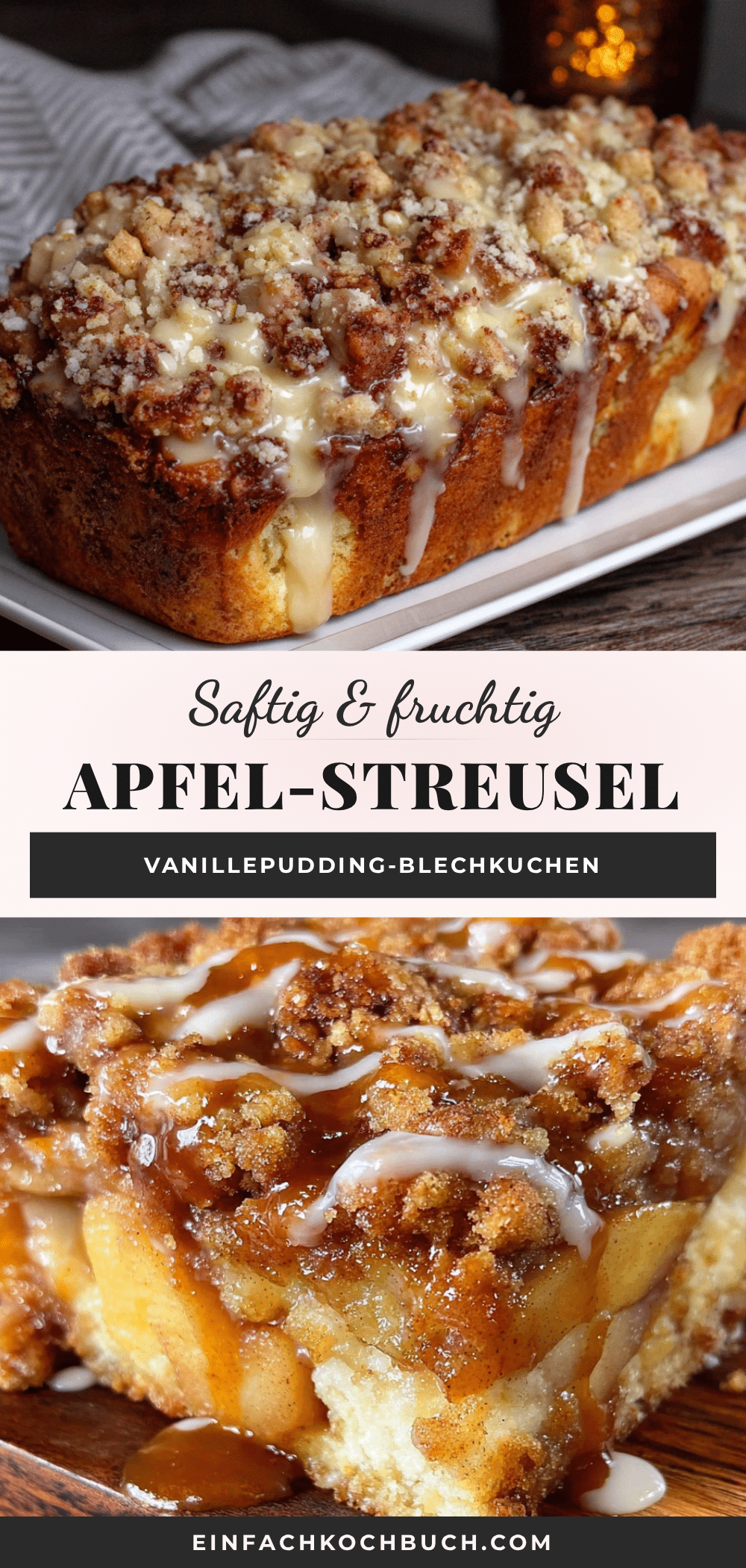 Apfel-Streuselkuchen vom Blech recipe
