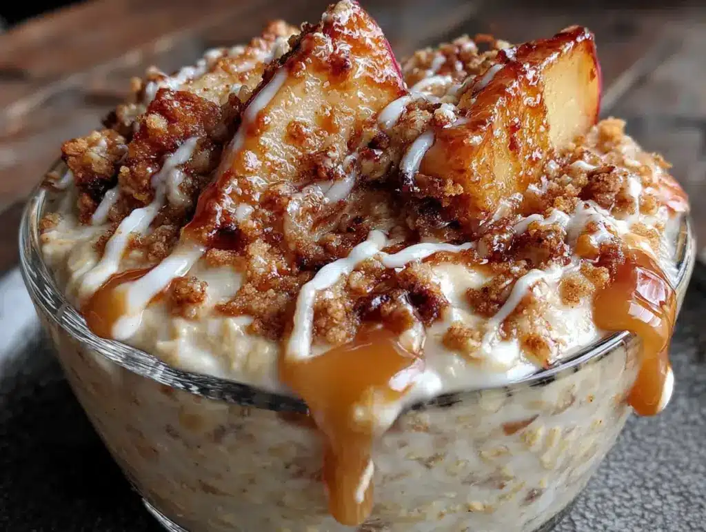 Apfelkuchen Overnight Oats - featured image