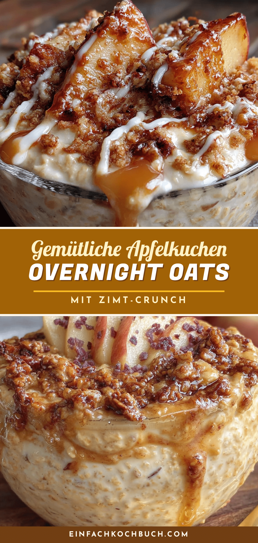 Apfelkuchen Overnight Oats recipe