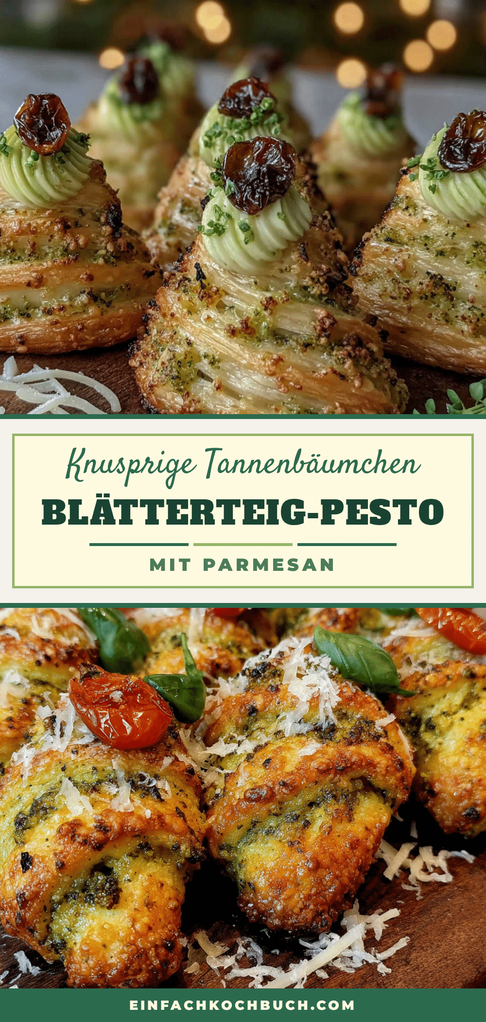 Blätterteig-Tannenbäumchen recipe