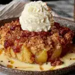 Bratapfel-Crumble mit Marzipan - featured image