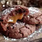 Chai-Lebkuchen-Plätzchen mit Karamellkern - featured image