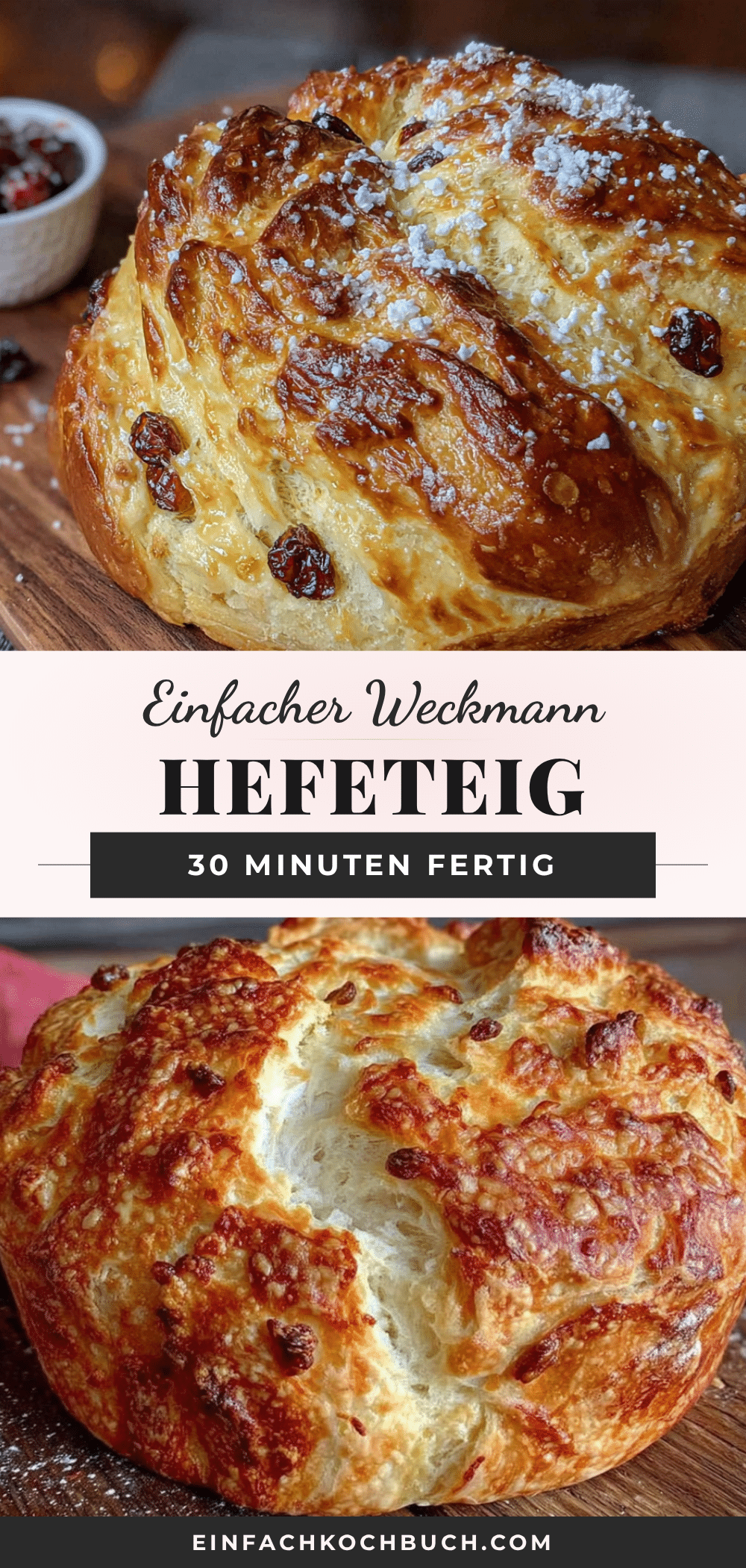 Einfacher Weckmann aus Hefeteig recipe