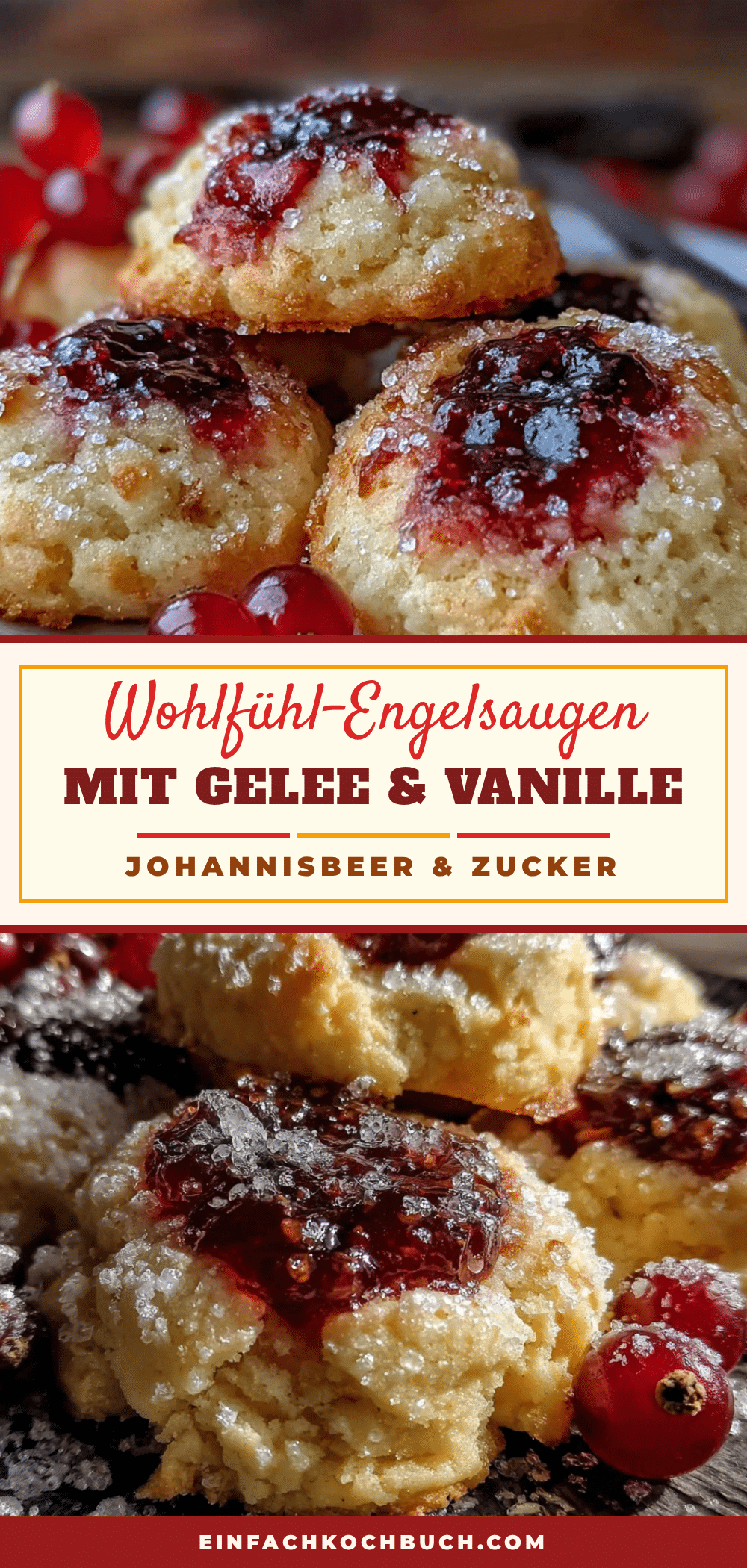 Engelsaugen mit Johannisbeergelee recipe