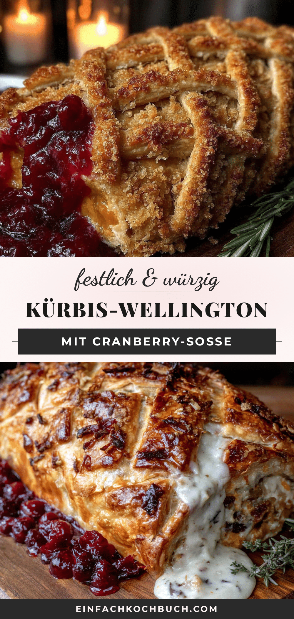 Festlicher Kürbis-Kastanien-Wellington recipe