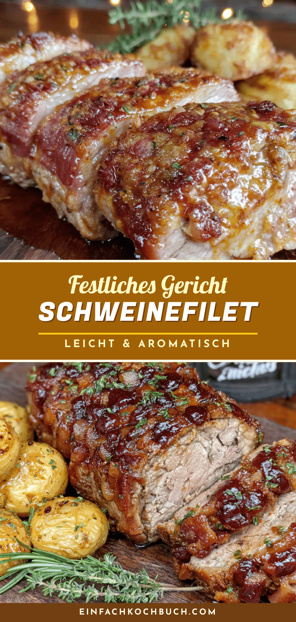 Festliches Schweinefilet im Speckmantel recipe