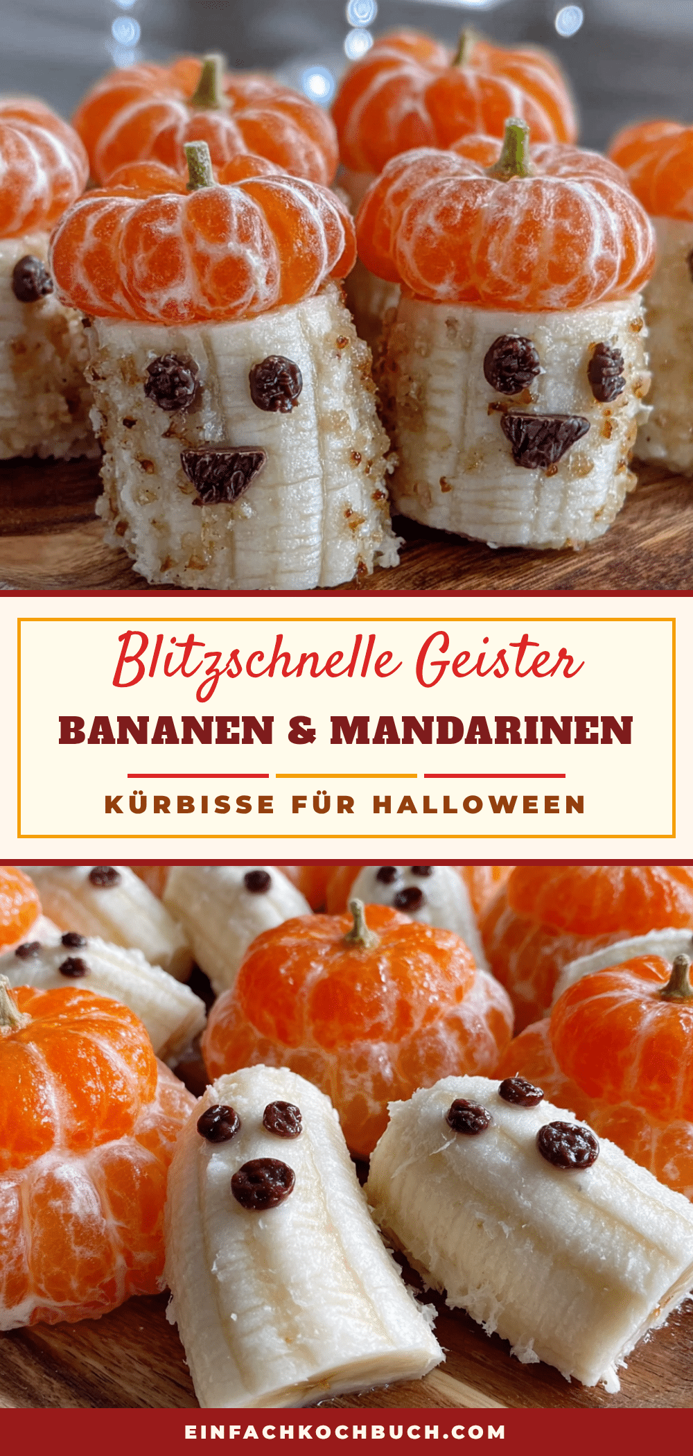 Geister-Bananen Halloween recipe