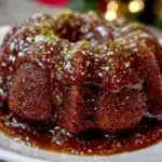Glühwein-Rührkuchen mit Schokoglasur - featured image