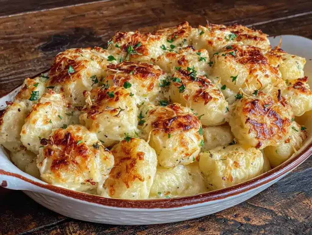 Gnocchi-Auflauf mit Spinat und Gorgonzola - featured image