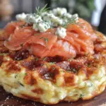Kartoffel-Rösti-Waffeln mit Räucherlachs - featured image