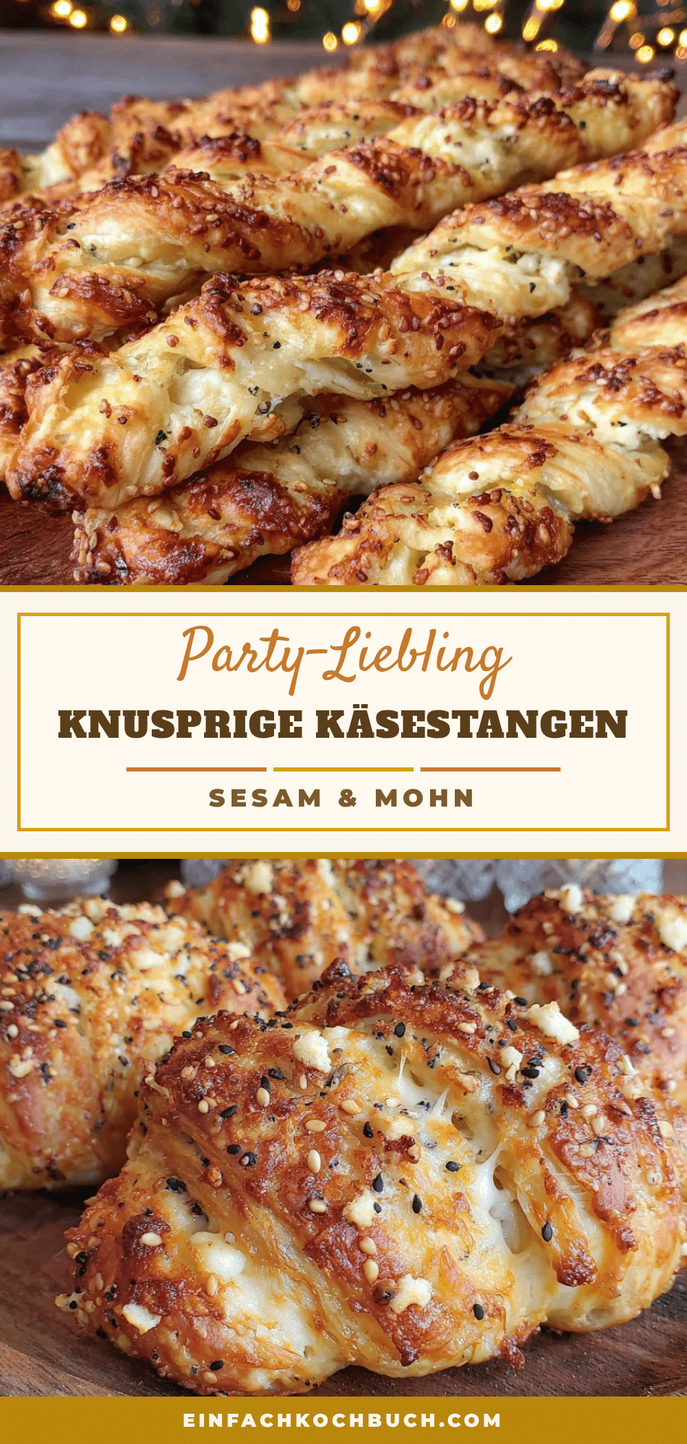 Käsestangen aus Blätterteig recipe