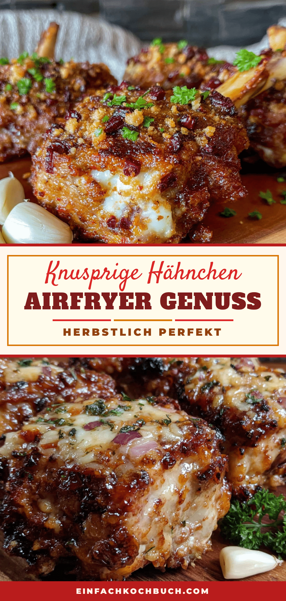 Knusprige Airfryer Hähnchenschenkel recipe
