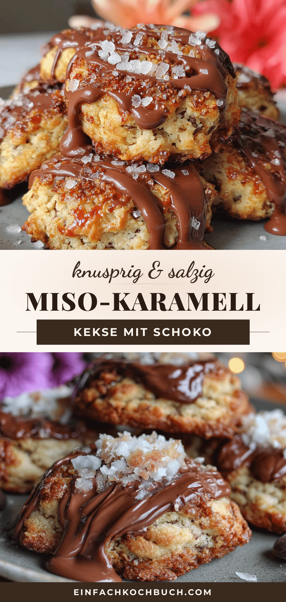 Knusprige Miso-Karamell-Kekse recipe