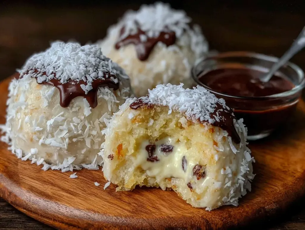 Kokoskuppeln mit Schokoladenboden - featured image
