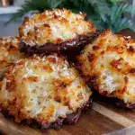 Kokosmakronen mit Schokoladenboden - featured image