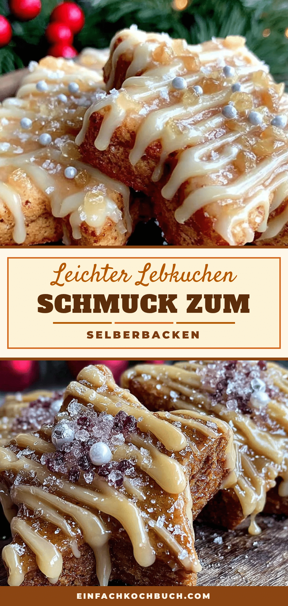 Lebkuchen-Schmuck selberbacken recipe