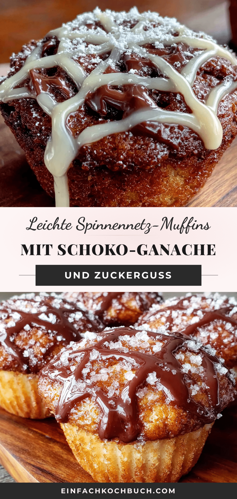 Leichte Spinnennetz-Muffins recipe