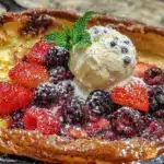 Luftiger Ofenpfannkuchen mit Beeren - featured image