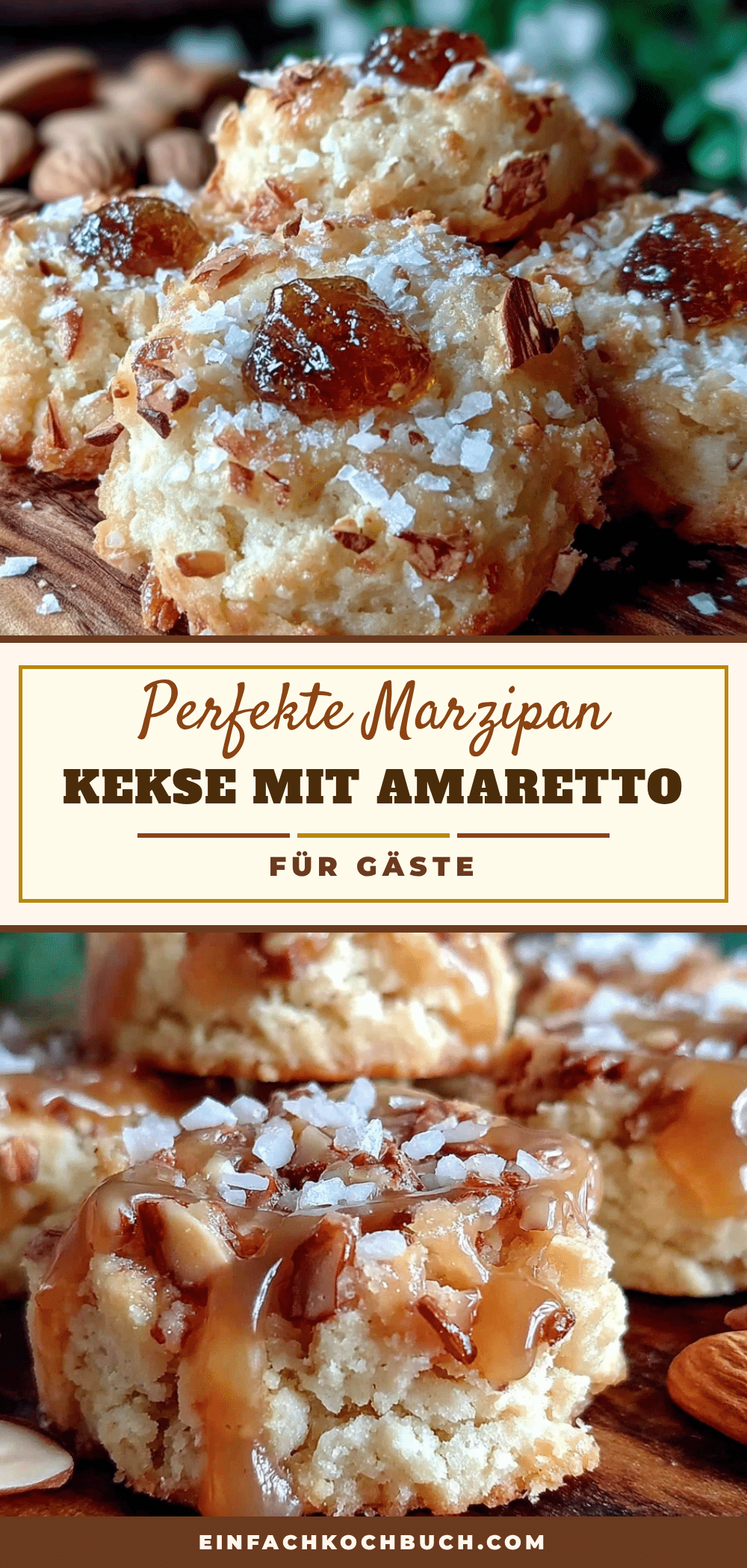 Marzipan-Kekse mit Amaretto-Kern recipe