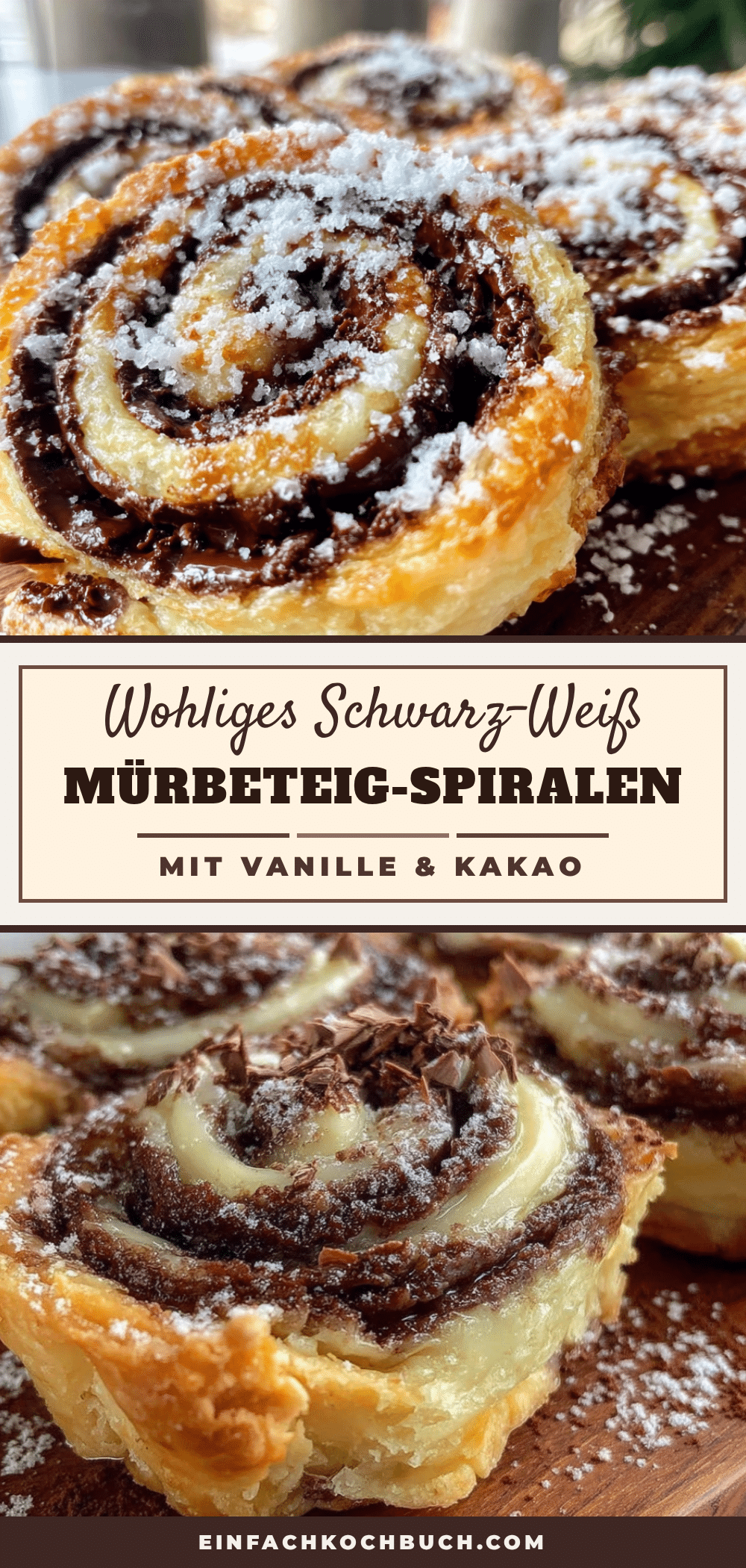 Mürbeteig-Spiralen recipe