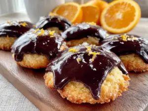 Orangen-Plätzchen mit Schokolade - featured image
