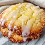 Puddingplätzchen mit Zitronenguss - featured image