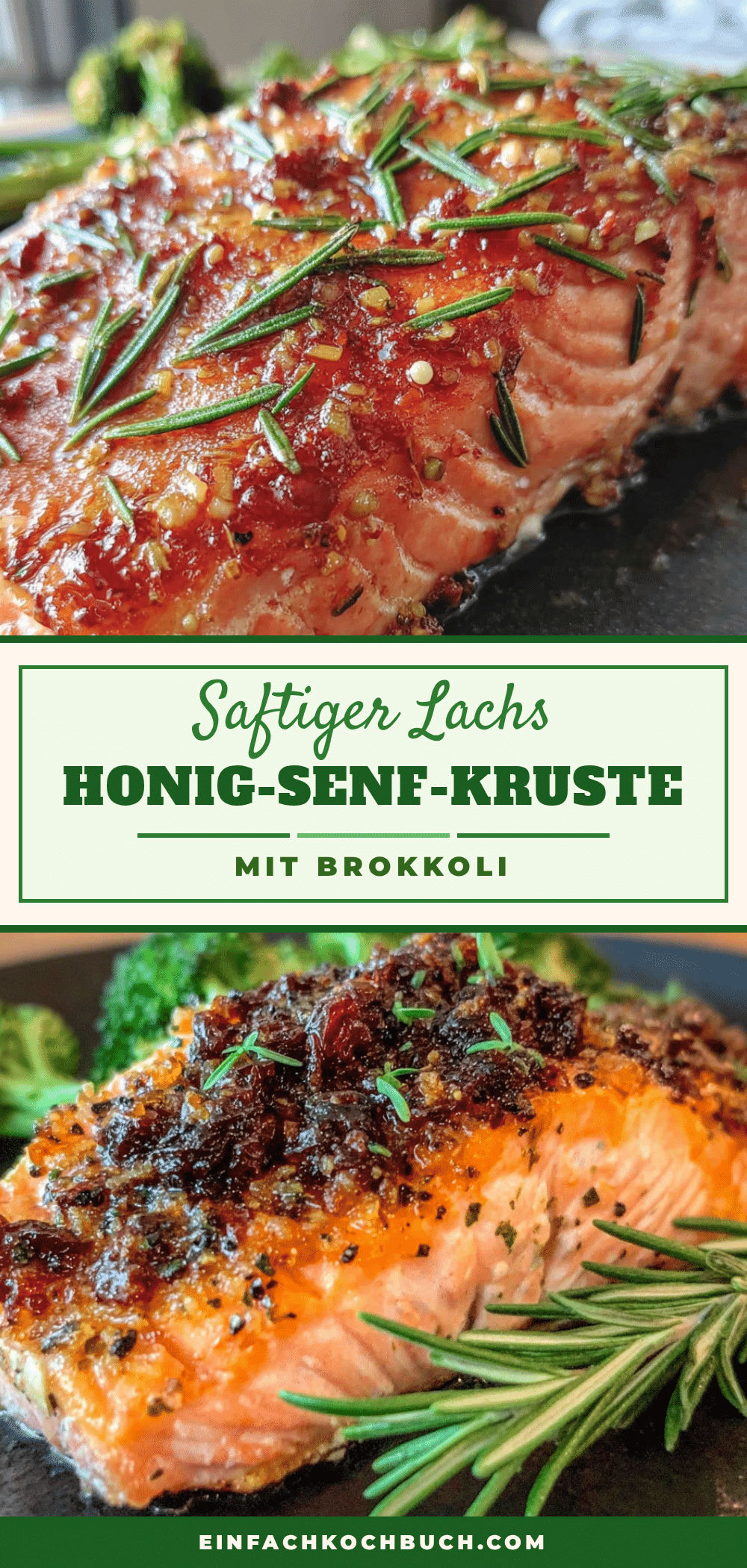 Saftiger Airfryer Lachs mit Honig-Senf-Kruste recipe