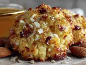 Schnelle knusprige Cornflakes-Kekse mit Mandeln und Honig - featured image