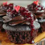 Vampir-Cupcakes Halloween Rezept - featured image