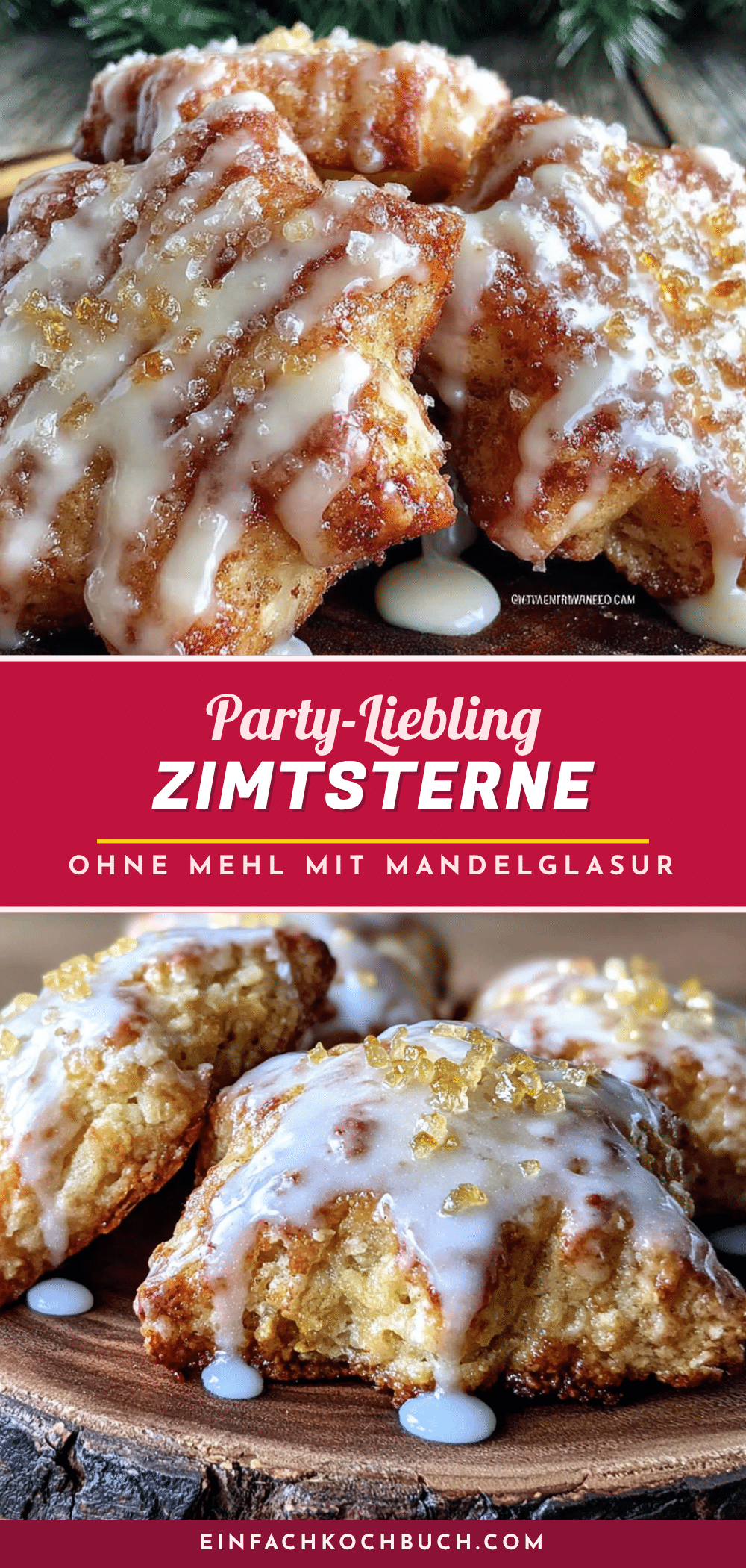 Weiche Zimtsterne ohne Mehl recipe
