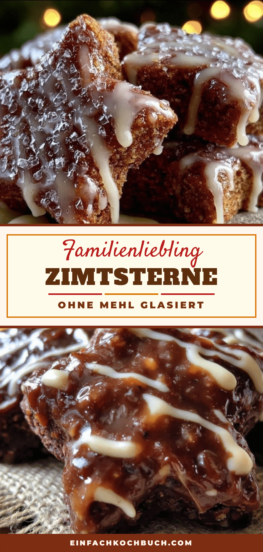 Zimtsterne ohne Mehl recipe